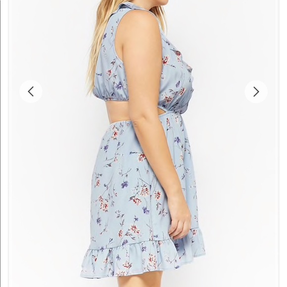 Plus size Floral print dress - Picture 2 of 3
